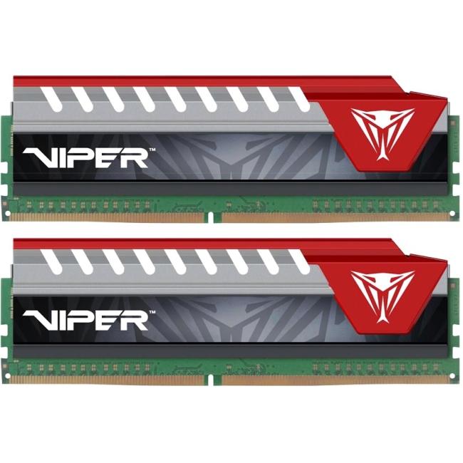 Patriot Memory Viper Elite Series DDR4 16GB (2 x 8GB) 2400MHz Kit (Red) PVE416G240C5KRD