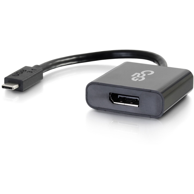 C2G USB-C to DisplayPort Adapter Converter - Black 29482