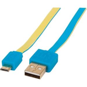 Manhattan Flat Micro-USB Cable 391436