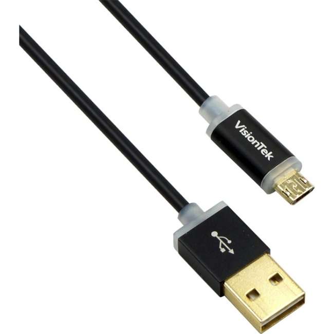 Visiontek Micro USB to USB Smart LED 1 Meter Cable 900864