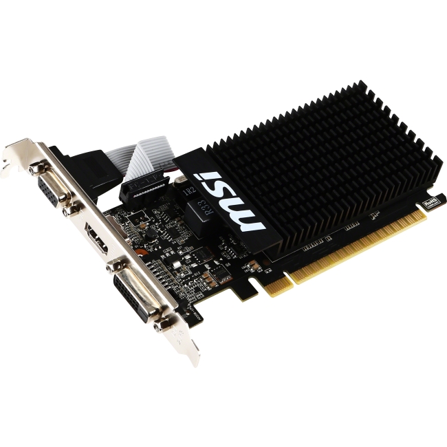 MSI NVIDIA GeForce GT 710 Graphic Card GT 710 1GD3H LP