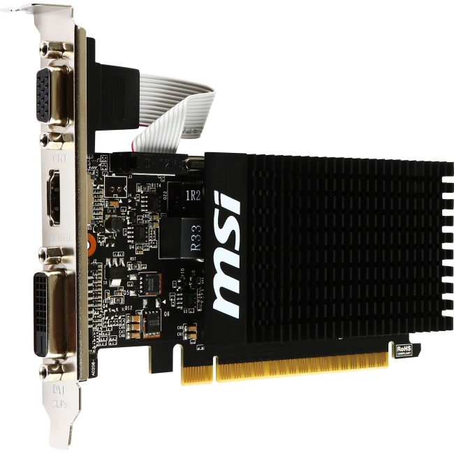 MSI NVIDIA GeForce GT 710 Graphic Card GT 710 2GD3H LP GT 710 1GD3H LP