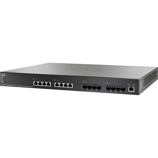 Cisco 16-Port 10 Gig Managed Switch - Refurbished SG500XG8F8TK9NA-RF SG500XG-8F8T