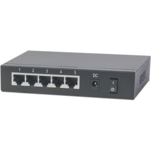 Intellinet PoE-Powered 5-Port Gigabit Switch with PoE Passthrough 561082