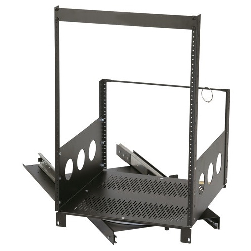 Raxxess 14U Extra Deep Pull-Out and Rotating Rack ROTR-XL-14
