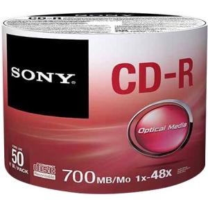 Sony 48x 700MB CD Recordable Media 50CDQ80SB/US