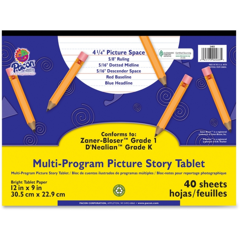 Pacon Multi-Program Picture Story Tablet 2483 PAC2483