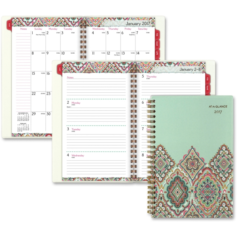 At-A-Glance Marrakesh Weekly Monthly Planner 182200 AAG182200
