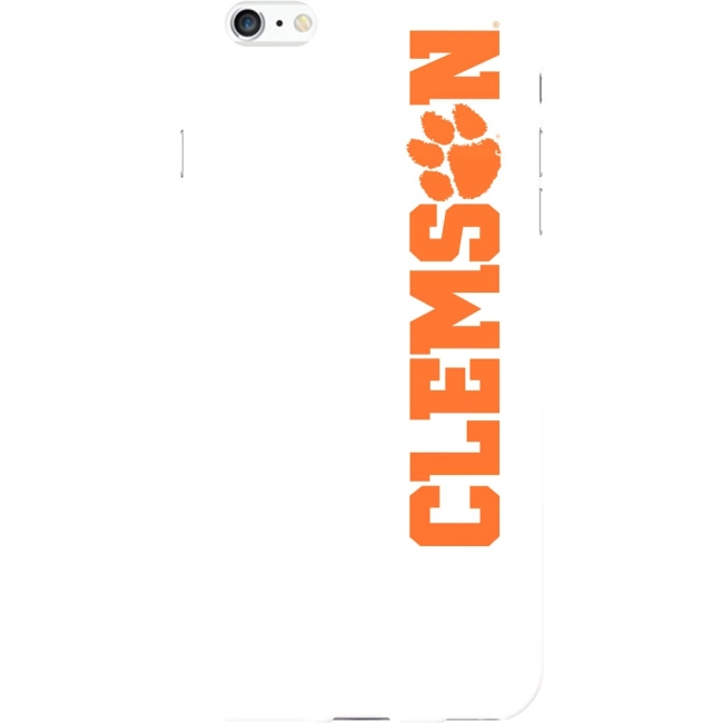 OTM iPhone 6 Plus White Glossy Classic Case Clemson University IPH6PCV1WG-CLEM