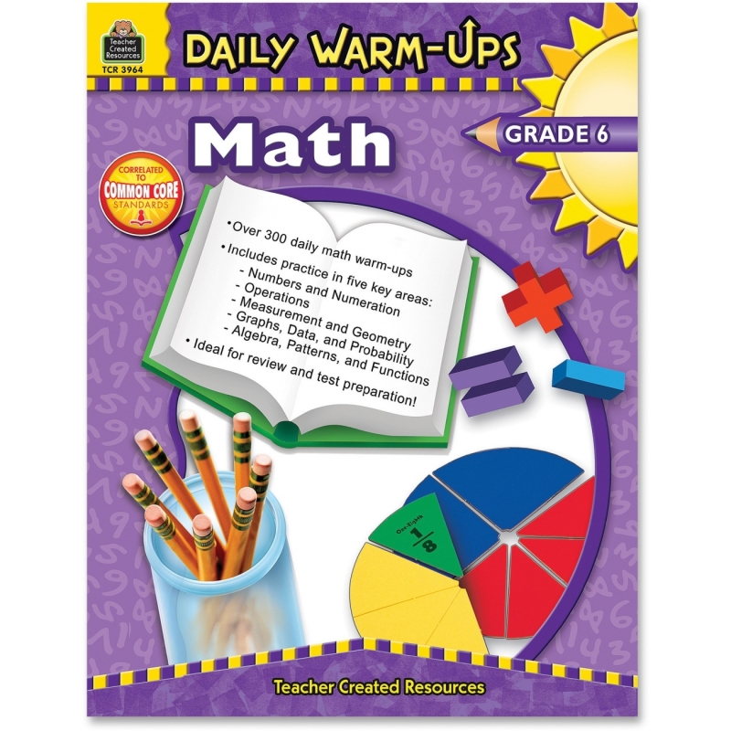 Teacher Created Resources Daily Warm-Ups: Math, Grade 6 3964