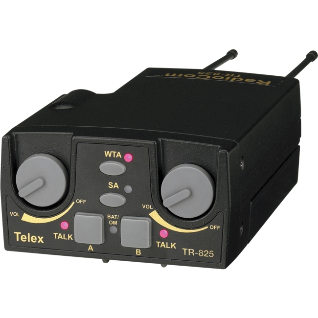 Telex UHF Two-Channel Binaural Wireless Beltpack TR-825-B4 TR-825
