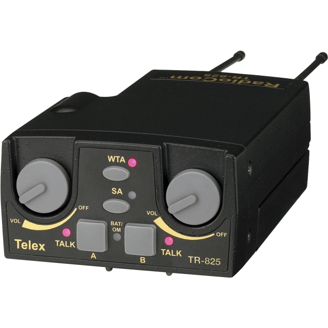 Telex UHF Two-Channel Binaural Wireless Beltpack TR-825-H1 TR-825
