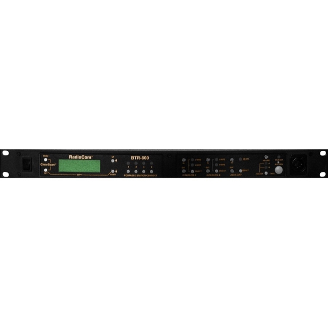 RTS Two-Channel UHF Synthesized Wireless Intercom Base Station BTR-800-F3R5 BTR-800