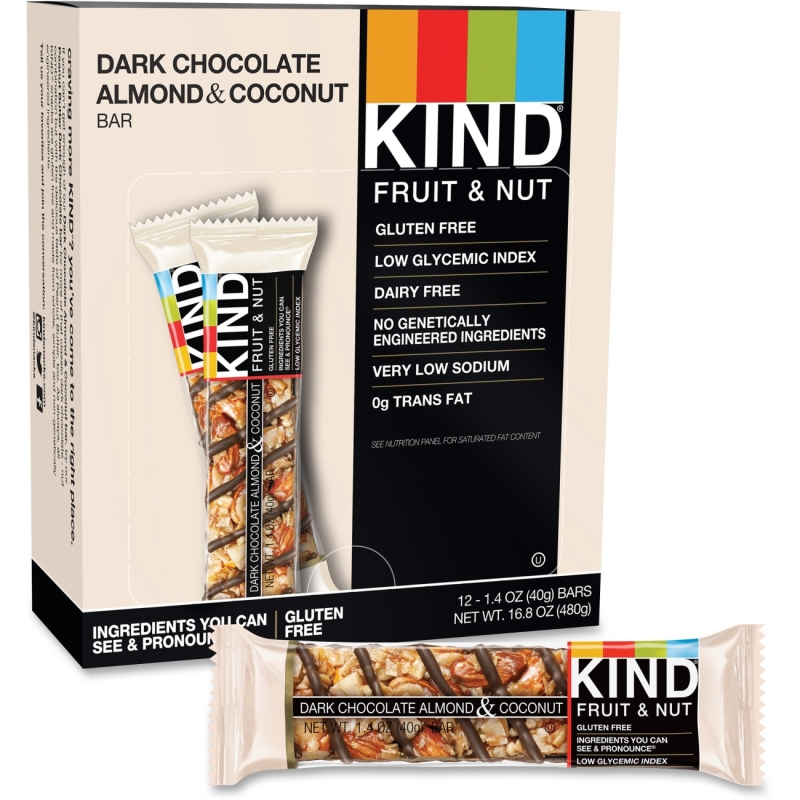KIND Dark Chocolate Almond/Coconut Snack Bar 19987 KND19987