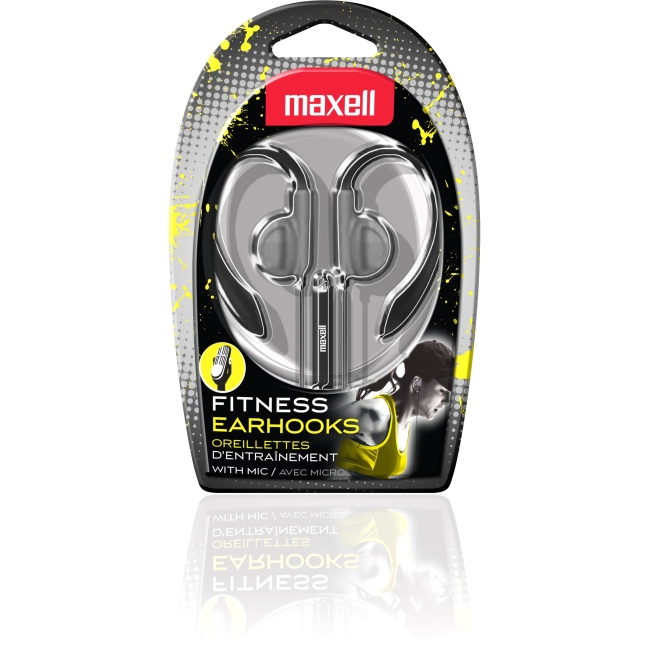 Maxell Fitness Earhook with MIC 199635 EH-131S