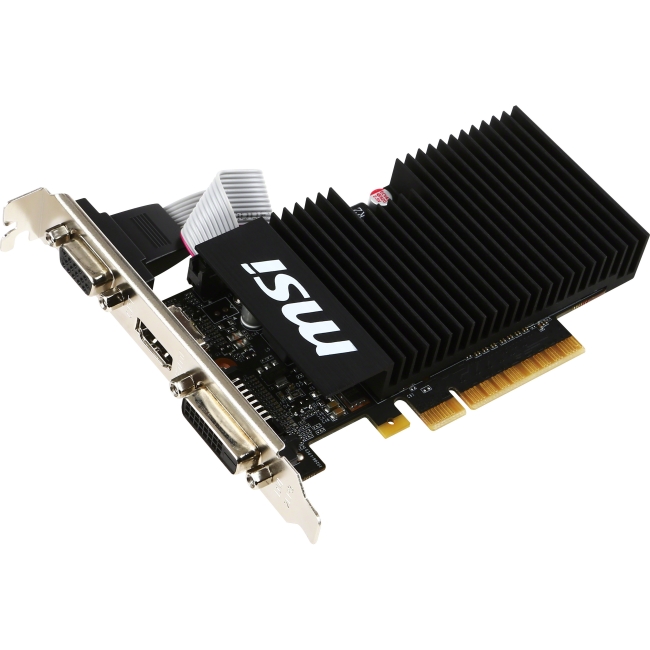 MSI NVIDIA GeForce GT 710 Graphic Card GT 710 1GD3H LPV1