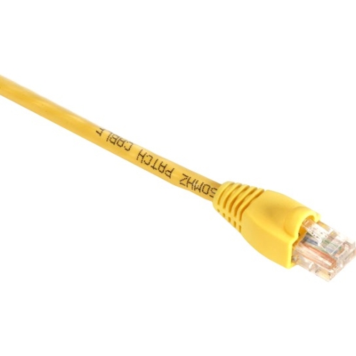 Black Box GigaBase 350 Cat5e Patch Cable, Snagless Boots, Yellow, 25-ft. (7.6-m), 25-Pack EVNSL84-0025-25PAK