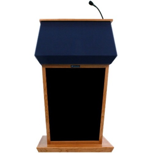 AmpliVox Patriot Lectern with Sound System SS3040-WT SS3040