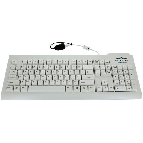 Seal Shield Silver Seal Waterproof Keyboard SSWKSV208BR