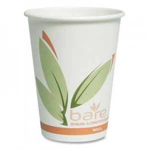 Dart Bare by Solo Eco-Forward Recycled Content PCF Paper Hot Cups, 12 oz, 1,000/Ct SCC412RCN 412RCN-J8484