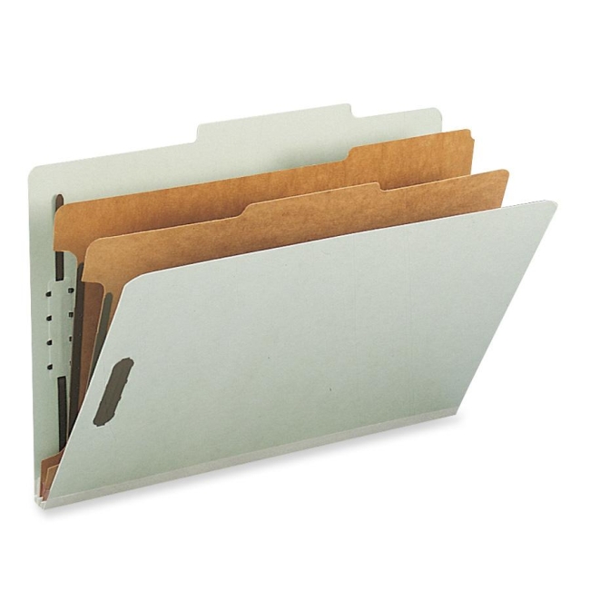 Smead Gray/Green 100% Recycled Pressboard Colored Classification Folders 19022 SMD19022