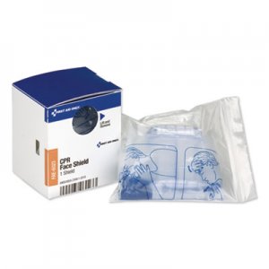 First Aid Only SmartCompliance CPR Face Shield & Breathing Barrier, Plastic, One Size Fits Most FAOFAE6023 FAE-6023