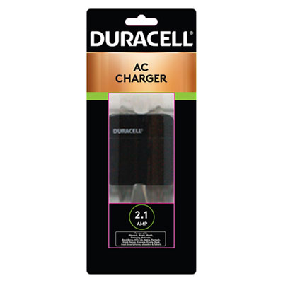 Duracell Wall Charger for USB Devices, 1 USB Port ECAPRO158 PRO158