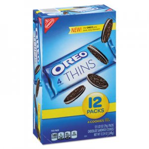 Nabisco Oreo Cookies Single Serve Packs, Chocolate, 1.02 oz Pack, 12/Box ORE04474 00 44000 04474 00
