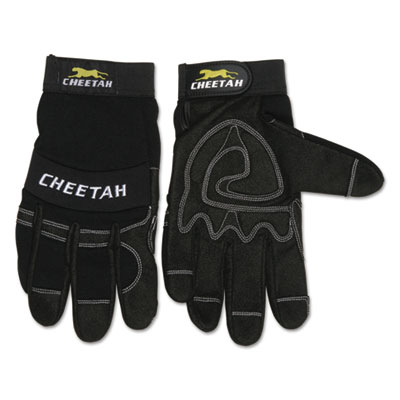 MCR Safety Cheetah 935CH Gloves, Large, Black CRW935CHL 935CHL