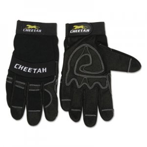 MCR Safety Cheetah 935CH Gloves, Small, Black CRW935CHS 935CHS