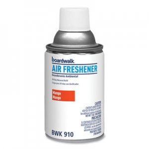 Boardwalk Metered Air Freshener Refill, Mango, 5.3 oz Aerosol, 12/Carton BWK910