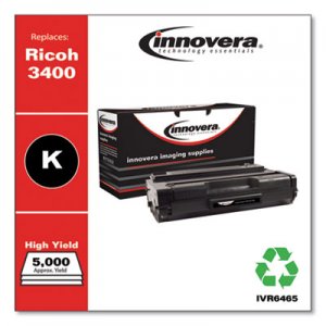 Innovera Remanufactured 406465 (3400DN) High-Yield Toner, Black IVR6465