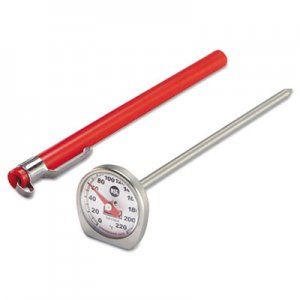 Rubbermaid Commercial Dishwasher-Safe Industrial-Grade Analog Pocket Thermometer, 0 F to 220 F PELTHP220DS FGTHP220DS