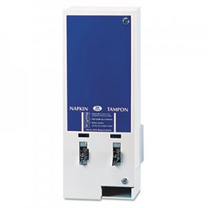 Hospital Specialty Co Electronic Vendor Dual Sanitary Napkin/Tampon Dispenser, Coin Operated, Metal HOSED125 ED1-25