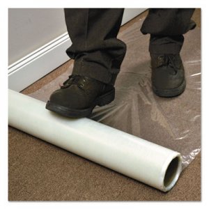 ES Robbins Roll Guard Temporary Floor Protection Film for Carpet, 36 x 2400, Clear ESR110024 110024