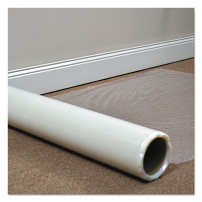 ES Robbins Roll Guard Temporary Floor Protection Film for Carpet, 24 x 2400, Clear ESR110021 110021