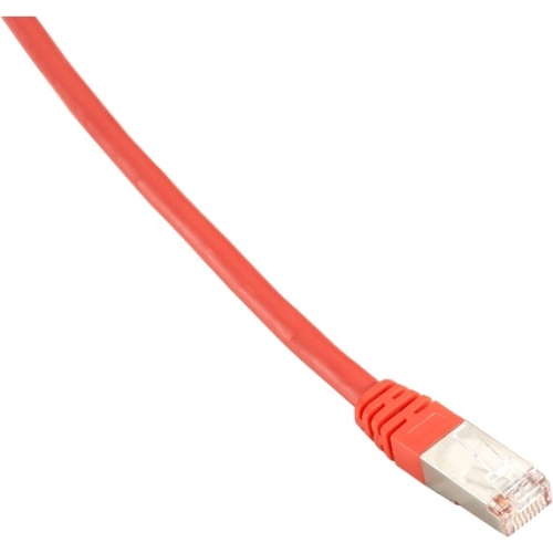 Black Box Cat6 400-MHz, Shielded, Solid Backbone Cable (FTP), Plenum, Red, 1-ft. (0.3-m) EVNSL0273RD-0001