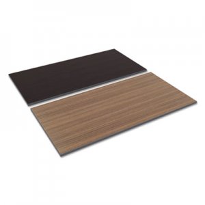 Alera Reversible Laminate Table Top, Rectangular, 59 1/2w x 29 1/2d, Espresso/Walnut ALETT6030EW