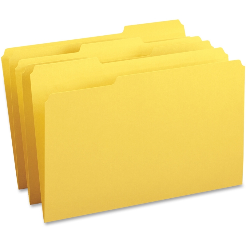 Business Source 1/3-cut Tab Legal Colored File Folders 99722 BSN99722