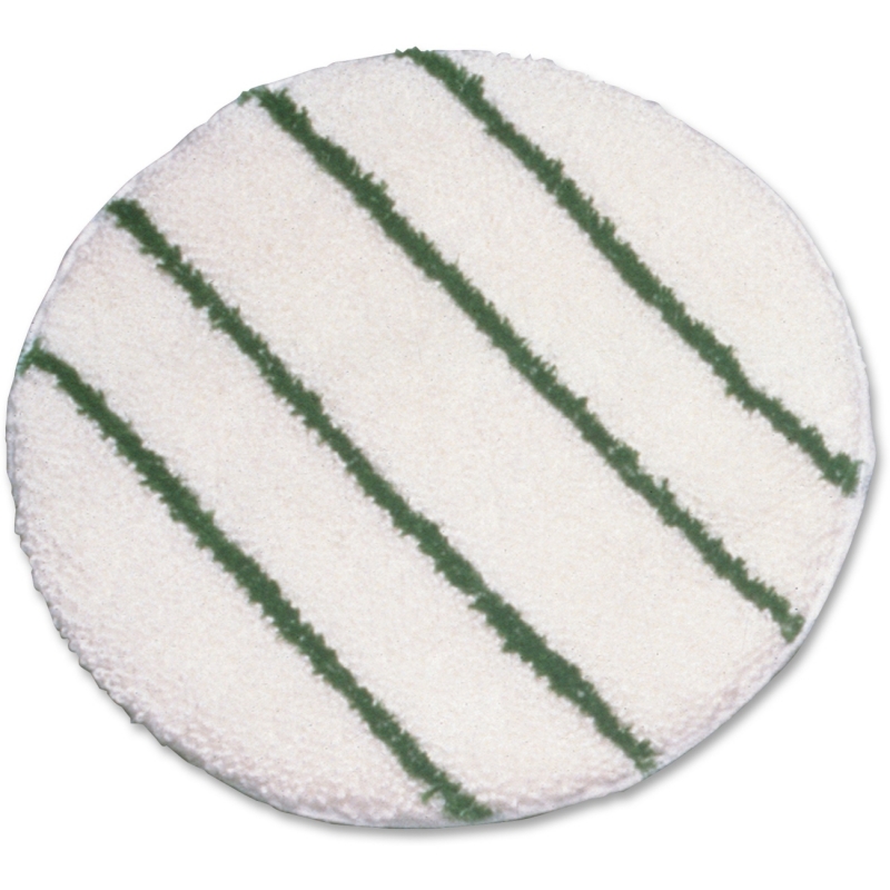 Rubbermaid Commercial Green Strips 17" Carpet Bonnet P26700WHCT RCPP26700WHCT