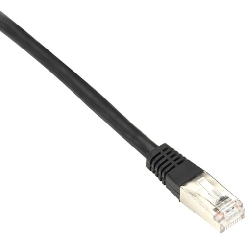 Black Box Cat6 250-MHz Shielded, Stranded Cable SSTP (PIMF), PVC, Black, 3-ft. (0.9-m) EVNSL0272BK-0003