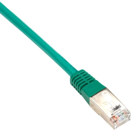 Black Box Cat6 250-MHz Shielded, Stranded Cable SSTP (PIMF), PVC, Green, 30-ft. (9.1-m) EVNSL0272GN-0030