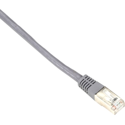 Black Box Cat6 250-MHz Shielded, Stranded Cable SSTP (PIMF), PVC, Gray, 25-ft. (7.6-m) EVNSL0272GY-0025