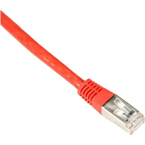 Black Box Cat6 250-MHz Shielded, Stranded Cable SSTP (PIMF), PVC, Red, 20-ft. (6.0-m) EVNSL0272RD-0020