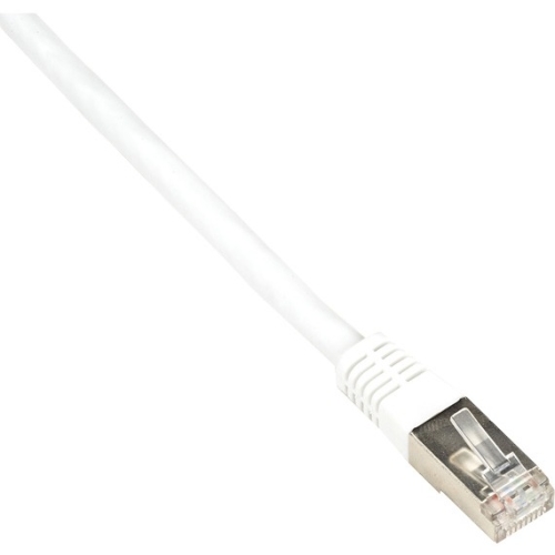 Black Box Cat6 250-MHz Shielded, Stranded Cable SSTP (PIMF), PVC, White, 3-ft. (0.9-m) EVNSL0272WH-0003