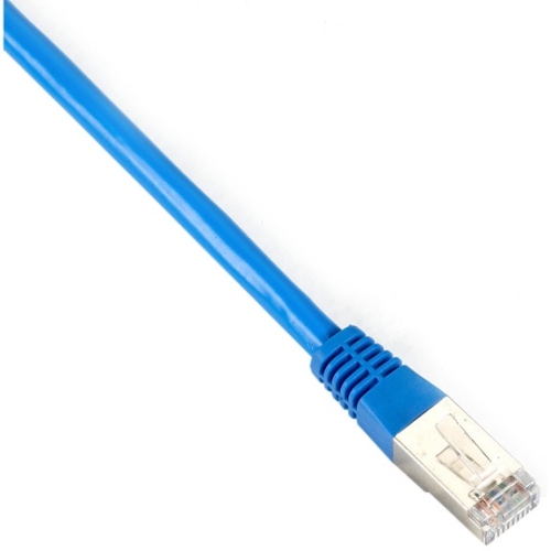 Black Box Cat5e 350-MHz, Shielded, Solid Backbone Cable (FTP), PVC, Blue, 20-ft. (6.0-m) EVNSL0501MS-0020