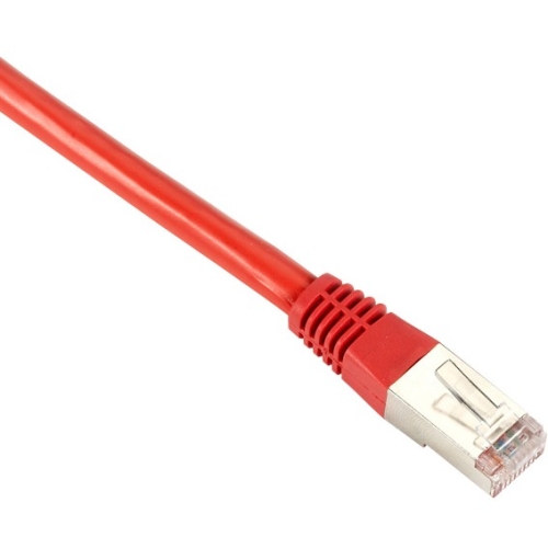 Black Box Cat6 400-MHz, Shielded, Solid Backbone Cable (FTP), PVC, Red, 30-ft. (9.1-m) EVNSL0606MS-0030