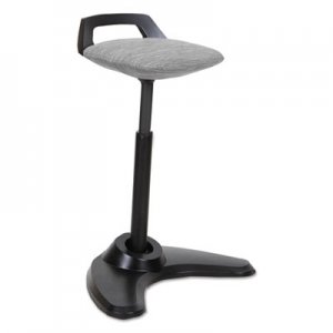 Alera Sit to Stand Perch Stool, Gray with Black Base ALEAE35PSGR