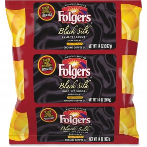 Folgers Black Silk Ground Coffee Filter Packs 00016