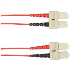 Black Box 20-m, SC-SC, 50-Micron, Multimode, Plenum, Red Fiber Optic Cable FOCMP50-020M-SCSC-RD